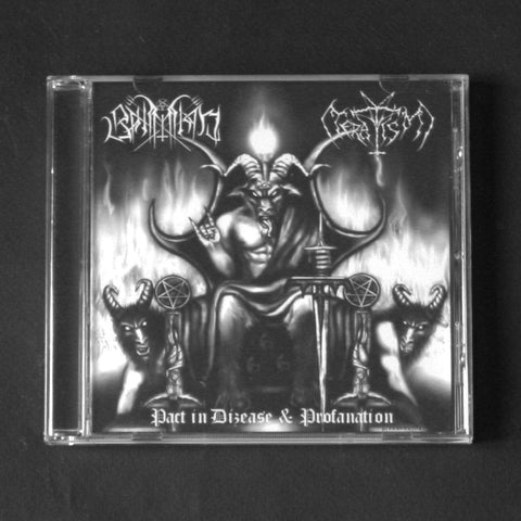 Bahimiron / Teratism "Pact In Dizease & Profanation" CD