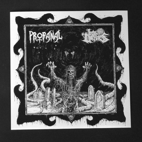 PROFANAL / INTO DARKNESS "Close The Coffin / 3C 273" 7"EP