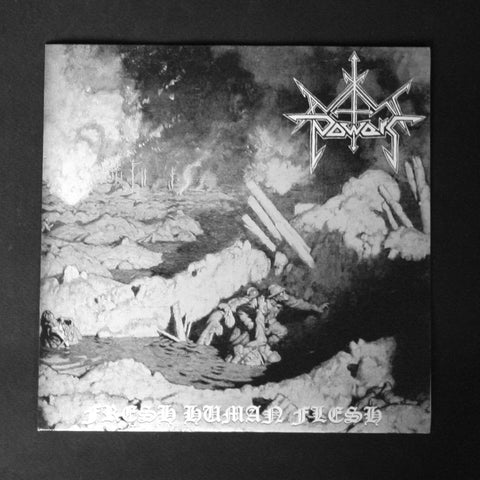 AXIS POWER / ILL NATURED "Flesh Human Flesh / Reject the Living" 7"EP