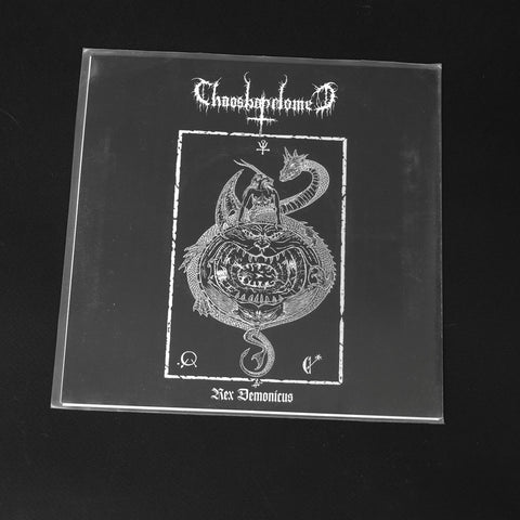 CHAOSBAPHOMET / BLESSURES DE LA CRUCIFIXION "Rex Demonicus/Profanation du Crucifié" 7"EP