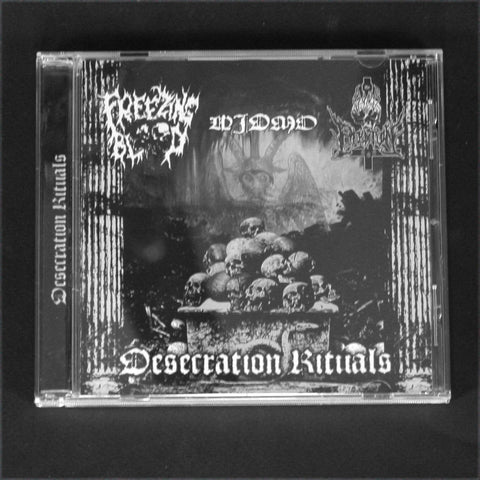 FREEZING BLOOD / WIDMO / THE SONS OF PERDITION "Desecration Rituals" CD