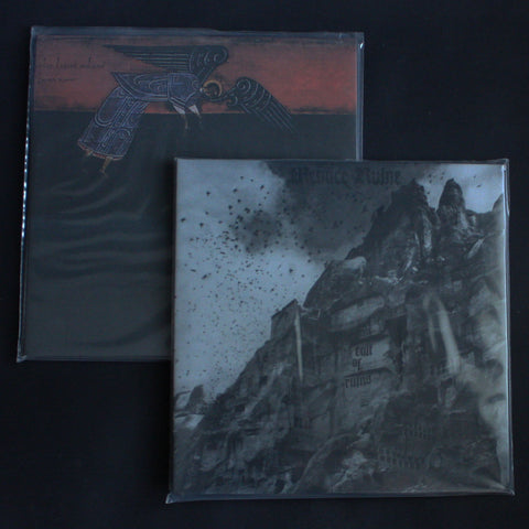 MENACE RUINE "Cult of Ruins" + "The Die is Cast" ensemble Gatefold 12"LP